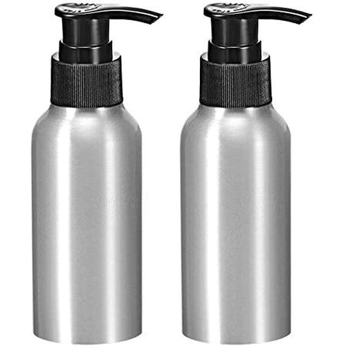 120ml Reuseable Rustproof AluminumEmpty Sanitizer Bottle with Pump 1 Bottle