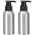 120ml Reuseable Rustproof AluminumEmpty Sanitizer Bottle with Pump 1 Bottle