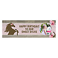 Horse Party Photo Custom Banner - Small