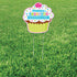 Personalized Cupcake Sprinkles Yard Sign