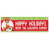 Rudolph the Red-Nosed Reindeer Christmas Custom Banner - Small