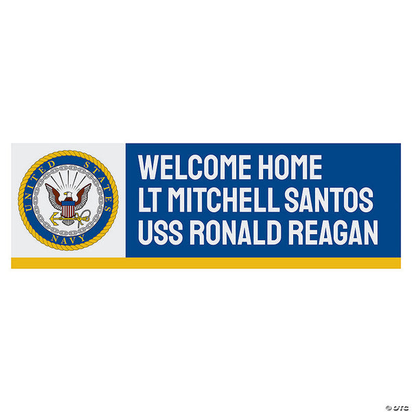 Americas Navy Custom Banner - Large