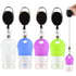 1.3 Oz Silicone Refillable Sanitizer Containers with Stretchable Lanyard Keychain Pack of 4