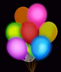 LED Light Up 14 Inch Blinky Balloons