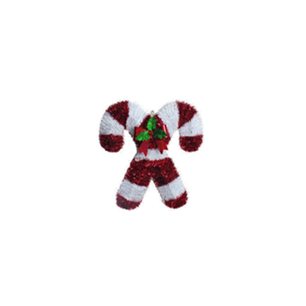 18‚ 2D Christmas Wreath Candy Cane