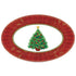 Christmas Tree Oval Platter