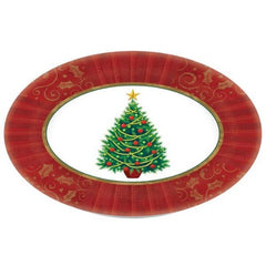 Christmas Tree Oval Platter