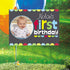 1st Birthday Chalkboard Custom Photo Boy Yard Sign