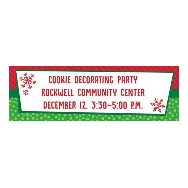 Whimsical Christmas Custom Banner - Small