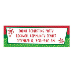 Whimsical Christmas Custom Banner - Small