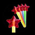 Glow In The Dark Premium Star Wand - Assorted Colors