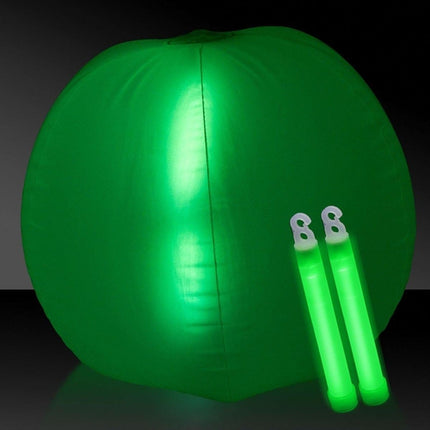 24 Inch Glow In The Dark Beach Ball - 1 Pc | PartyGlowz