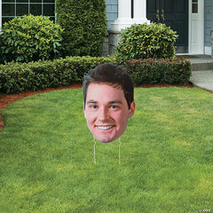 26" Custom Photo Big Head Cutout Yard Sign