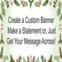 Traditional Holly Custom Banner