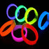 8 Inch Triple Wide Glow Bracelets/Wristbands