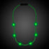 LED Light Up Green 30" Beaded Necklace