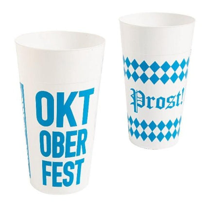 32 Oz Oktoberfest Reusable BPA-Free Plastic Tumblers - 12 Per Pack