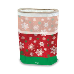 Christmas Snowflake Pop-Up Trash Bin