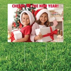 Giant Custom Photo Group Outdoor Yard Sign