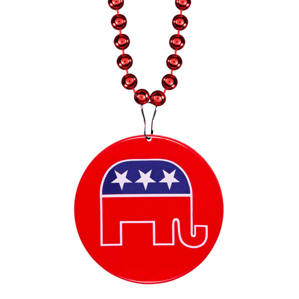 Republican Medallion Bead Necklaces