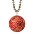 Christmas Ornament Medallion Bead Necklaces