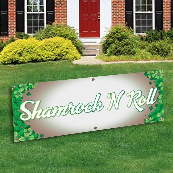 Shamrock 'N Roll Banner Decoration