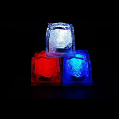 American Theme Red White And Blue LED Jewel LiteCubes