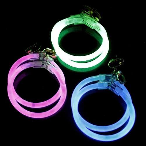 Glow In The Dark Earrings - Assorted Colors