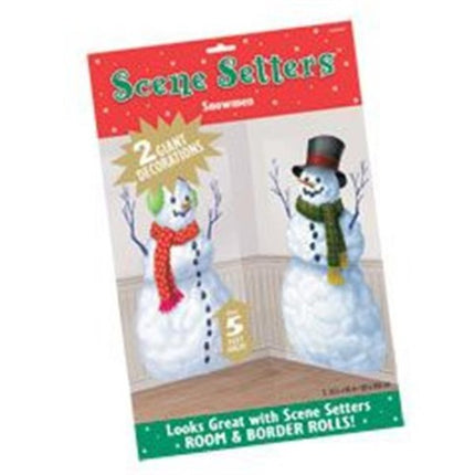 Winter Snowmen Holiday Scene Setter Add Ons