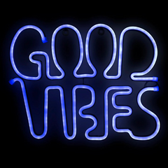 13" Good Vibes Led Neon Style Sign