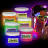 Glominex Glow Body Paint 4oz Jars Assorted