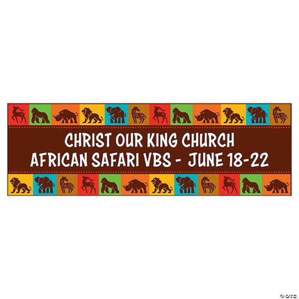 African Safari VBS Custom Banner - Large