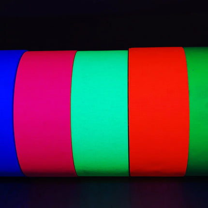 2 Inch UV Blacklight Reactive Fluorescent Gaffer Tape - 6 Yards Long