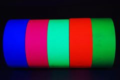 2 Inch UV Blacklight Reactive Fluorescent Gaffer Tape - 6 Yards Long