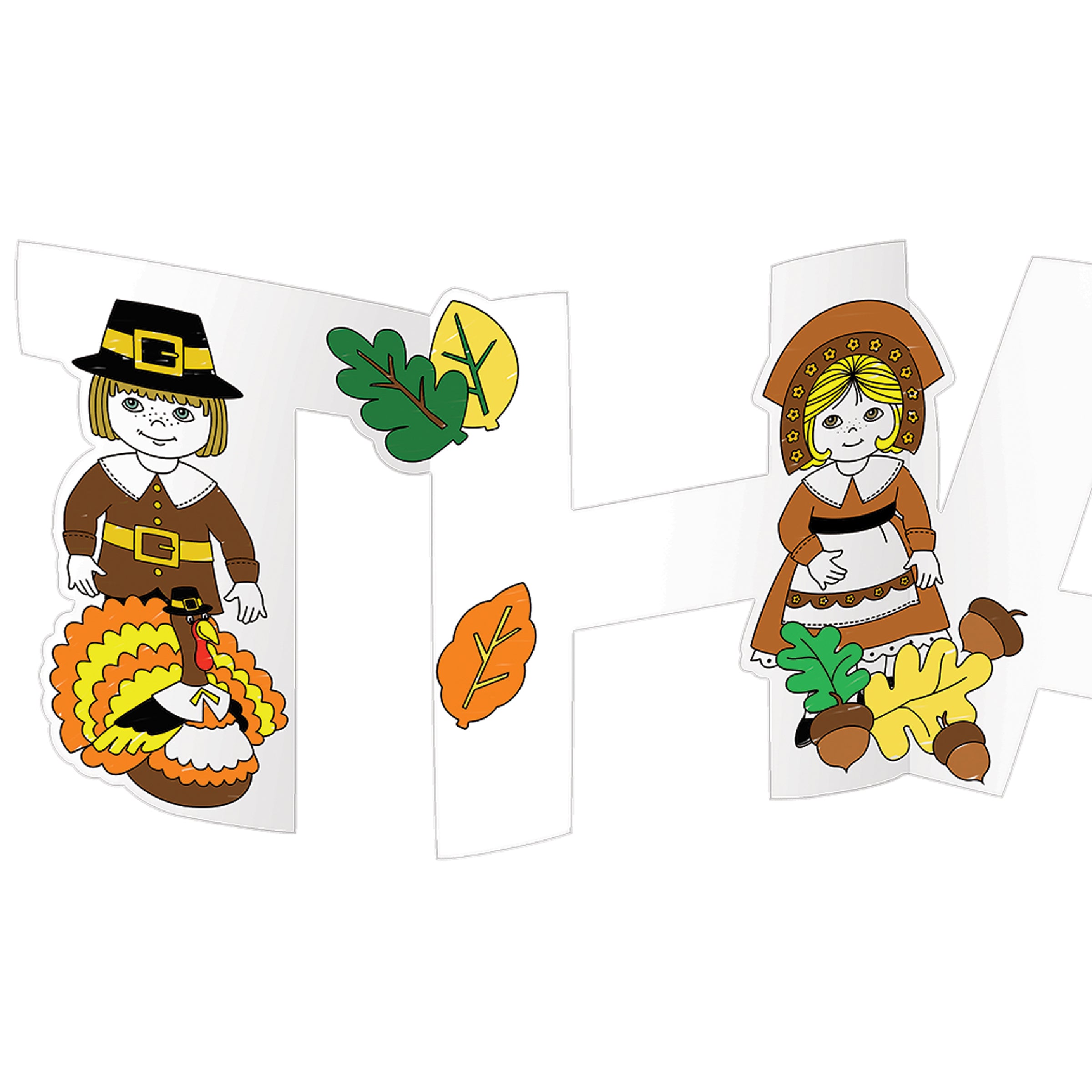 Thanks Color-Your-Own Centerpieces