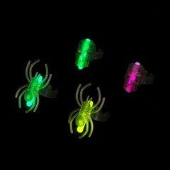 Glow In The Dark Halloween Rings - Assorted