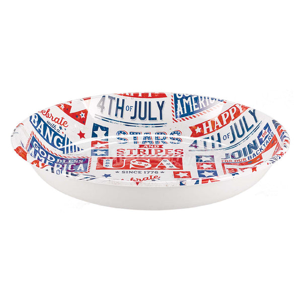 Patriotic Plastic Bowl