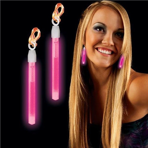 Glow In The Dark Clip On Earrings