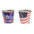 Mini Patriotic Buckets - American Flag & Stars Print | PartyGlowz