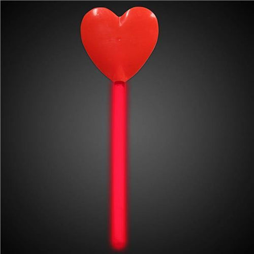 Glow In The Dark Red Heart Wand 1 pcs Per Pack
