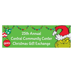 Personalized Dr. Seuss The Grinch Banner - Large