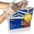 Clear Hybrid Plastic Disposable Gloves -Latex & Powder Free For Hand Protection & Food Handling-100 Ct. Pack of 10 -Medium