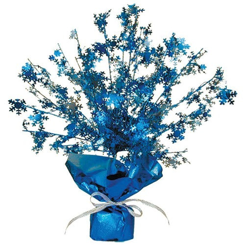 Blue Snowflake 15 Centerpiece