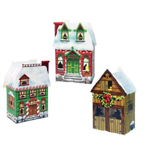 Christmas Village Favor Boxes
