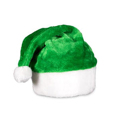 Green Santa Plush Hat