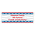 Stars & Stripes Patriotic Custom Banner - Medium