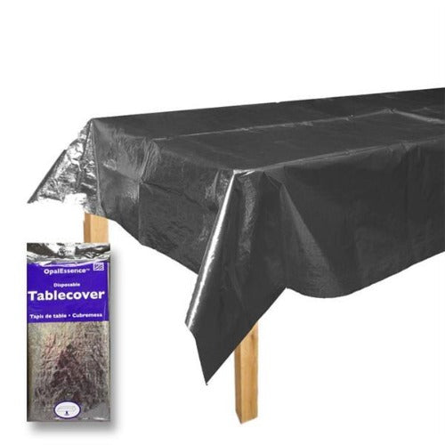 Silver Metallic Table Cover