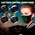 Voice Activated LED Smart Face Mask