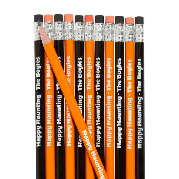Personalized Halloween Pencils