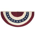 Americana Fabric 4' Bunting | PartyGlowz